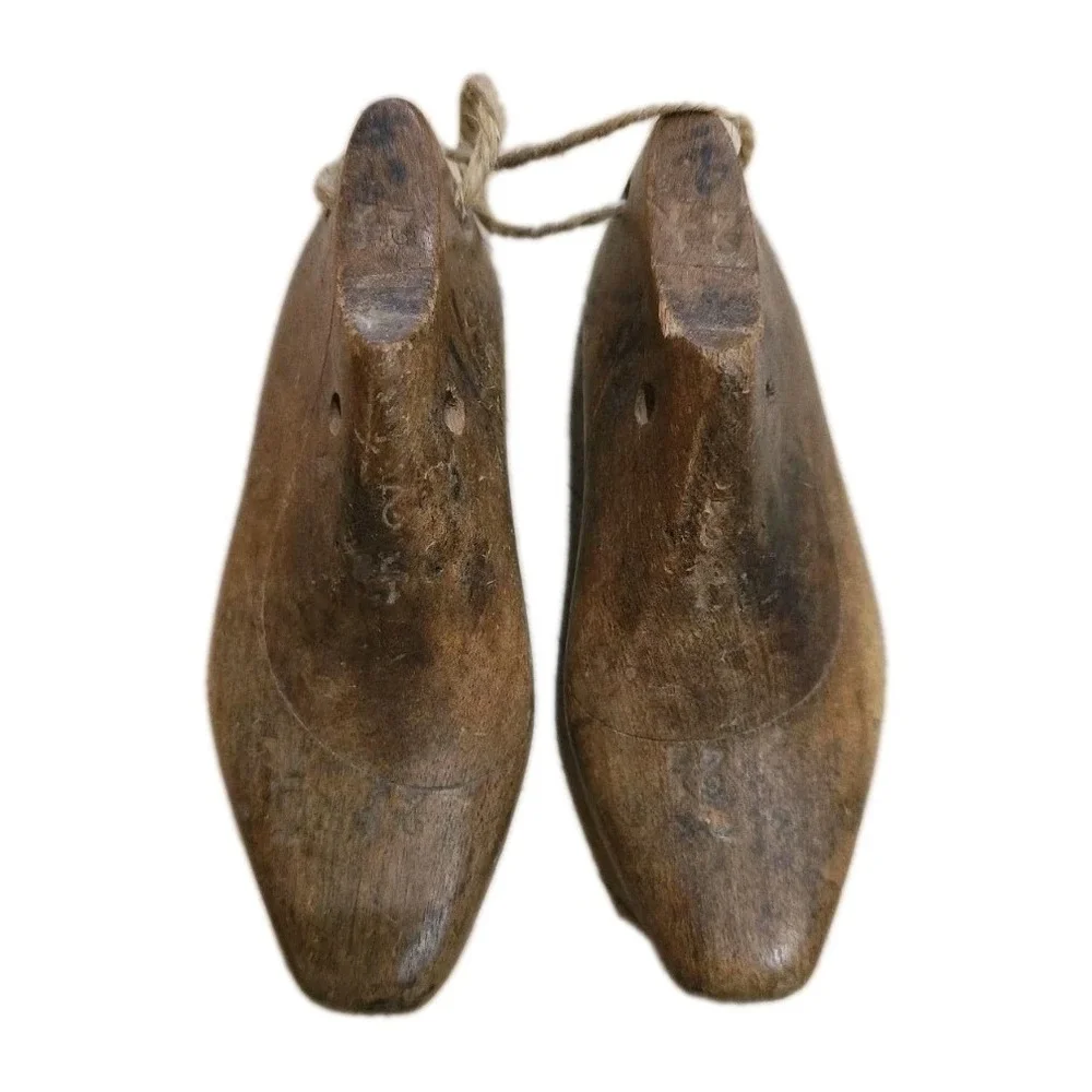 VTG Child Wooden‎ Shoe Forms Antique Cobbler Mold Primitive Decor Cottagecore